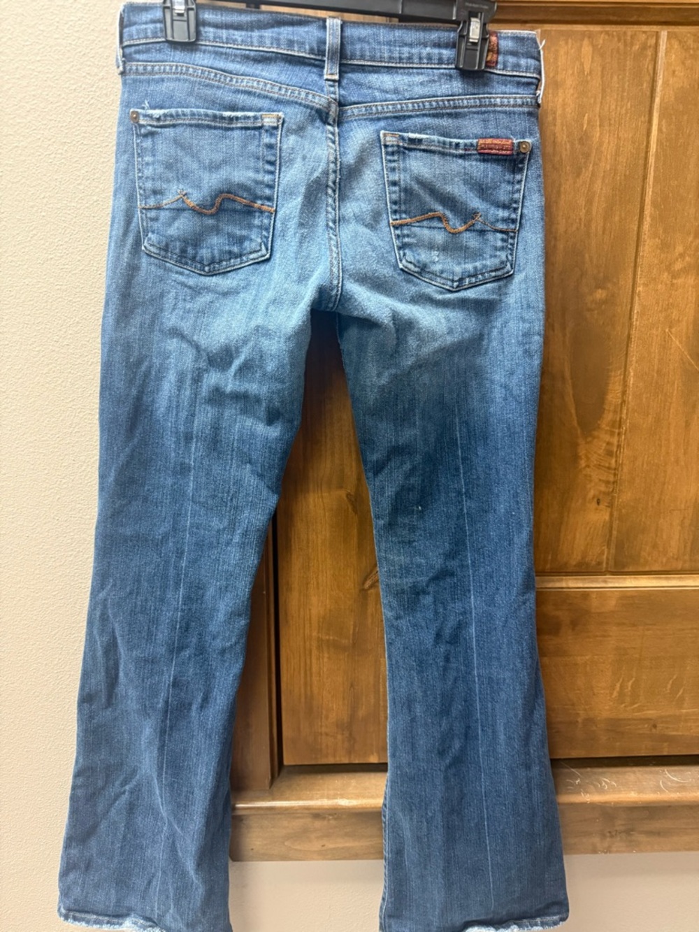 7 For All Mankind Women's Medium Blue Boot Cut Jeans